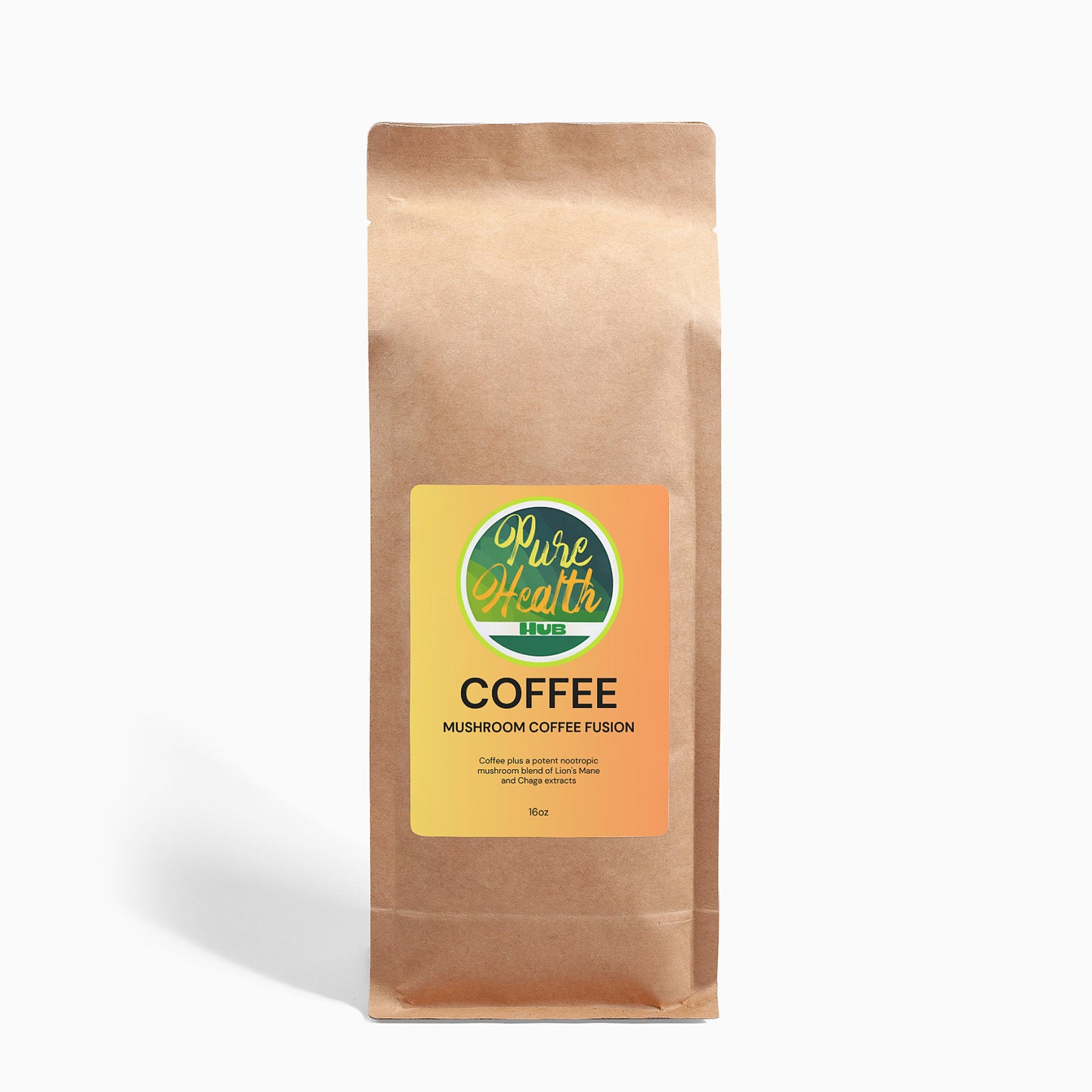 Mushroom Coffee Fusion - Lion’s Mane & Chaga 16oz